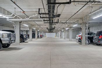 Heated underground parking